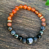 Shungite Amplified SACRAL Chakra Bracelet ~ Medium [#32]