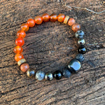 Shungite Amplified SACRAL Chakra Bracelet ~ Medium [#32]