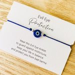 EVIL EYE PROTECTION ~ Adjustable Anklet/Bracelet ~ Dark Blue