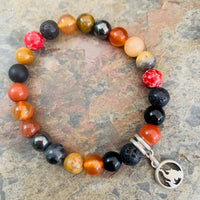 ELEMENT Bracelet [#3F] ~ FIRE ~ Aries . Leo . Sagittarius ~ [small+]