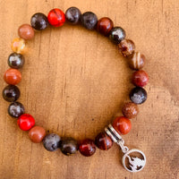 ELEMENT Bracelet [#4F] ~ FIRE ~ Aries . Leo . Sagittarius ~ [medium+]