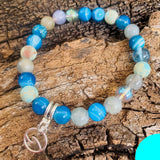 ELEMENT Bracelet [#7W] ~ WATER ~ Cancer . Scorpio . Pisces ~ [medium]