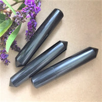 Polished Shungite Massage Wand - Single end