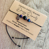 Shungite Amplified INTENTION Anklet/Bracelet - Druzy