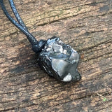 Authentic Noble / Silver / Elite Shungite [Type 1] PENDANT ~ #ELI06