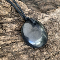 Authentic [C60] Solid Shungite Pendant ~ REGINA