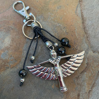 Shungite amplified Keyring/Charm ~ GODDESS [ISIS] #2