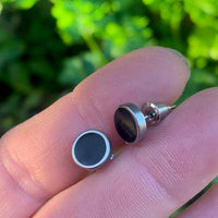 Shungite Studs [Resin] - Small