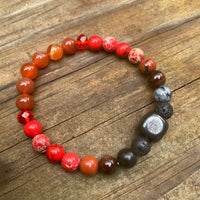 Shungite Amplified ROOT Chakra Bracelet ~ Medium [#24]