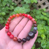 Shungite Amplified ROOT Chakra Bracelet ~ Medium [#24]