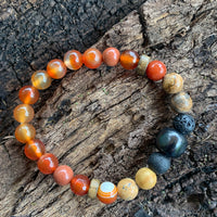 Shungite Amplified SACRAL Chakra Bracelet ~ Small [#16]