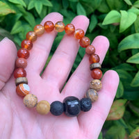 Shungite Amplified SACRAL Chakra Bracelet ~ Small [#16]