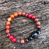 Shungite Amplified ROOT Chakra Bracelet ~ Small [#36]