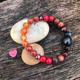 Shungite Amplified ROOT Chakra Bracelet ~ Small [#36]