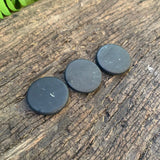 5x Solid SHUNGITE Mobile Phone Disc ~ 18mm (BULK BUY)