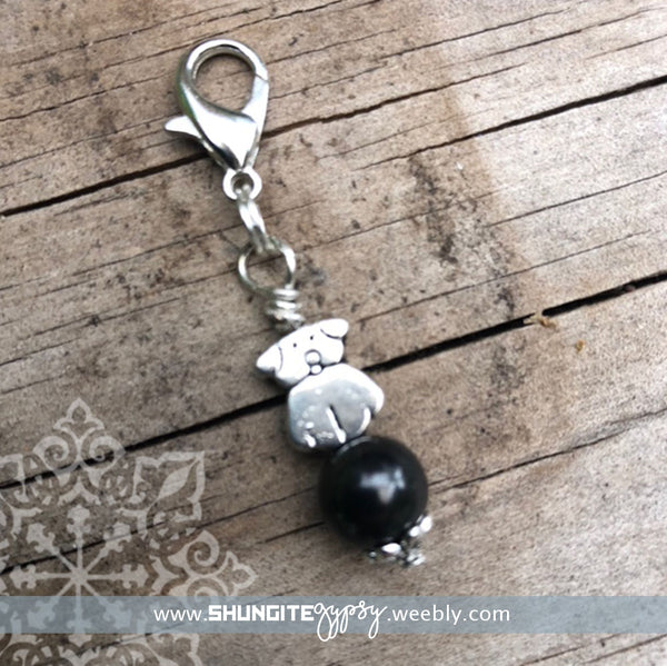 Shungite Pet Collar/ Bag Charm ~ DOG