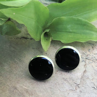 Shungite Studs [Resin] - Large