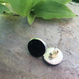 Shungite Studs [Resin] - Large