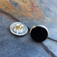 Shungite Studs [Resin] - Large