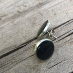 Shungite Studs [Resin] - Large