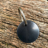 Pet Tag / Keyring - 34mm Shungite Disc ~