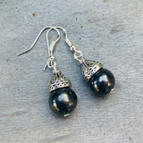 Shungite Amplified Earrings - Simple Drop