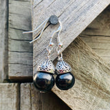 Shungite Amplified Earrings - Simple Drop