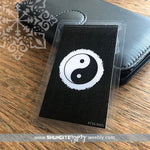 Shungite + CSilver Mobile Phone KiCard ~ EMF Protection ~ YIN YANG