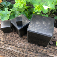 100% Authentic Solid Shungite CUBE 80mm - POLISHED