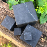 100% Authentic Solid Shungite CUBE 60mm - UNPOLISHED