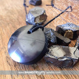 Authentic [C60] Solid Shungite Pendant ~ REGINA